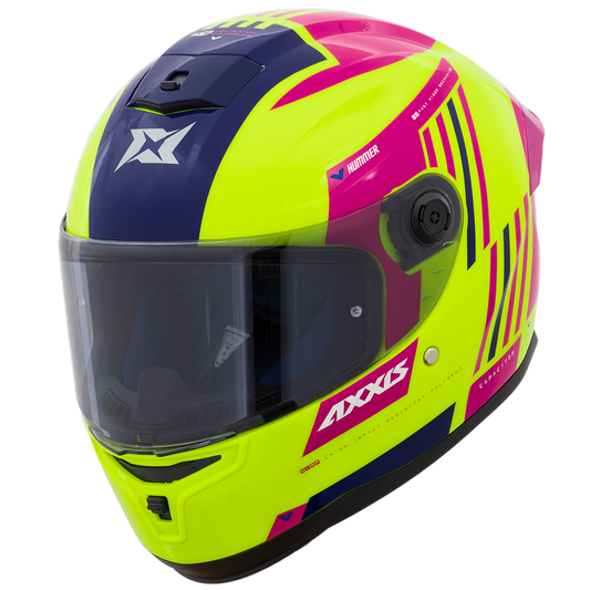 Capacete Axxis Hummer Capacitor C8 Rosa Flourescente Brilho