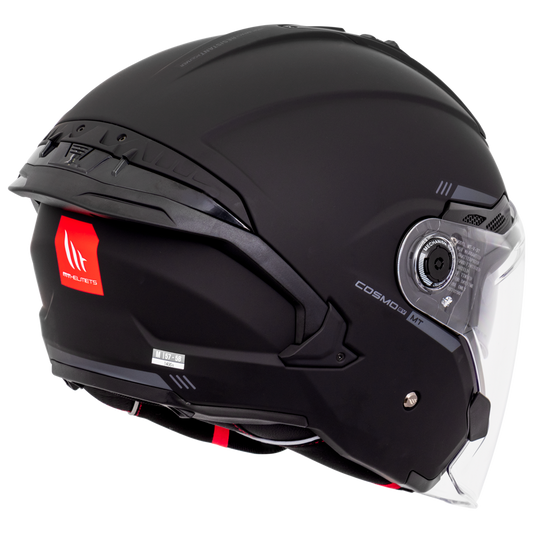 Capacete Mt Helmets Cosmo SV Solid A1 Preto Matte