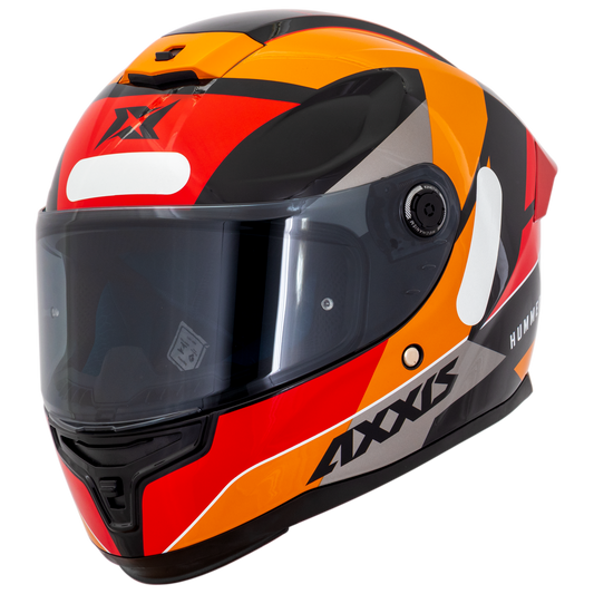Capacete Axxis Hummer AXN B14 Laranja Brilho