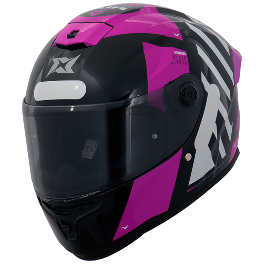 Capacete Axxis Hummer Air B8 Rosa Brilho