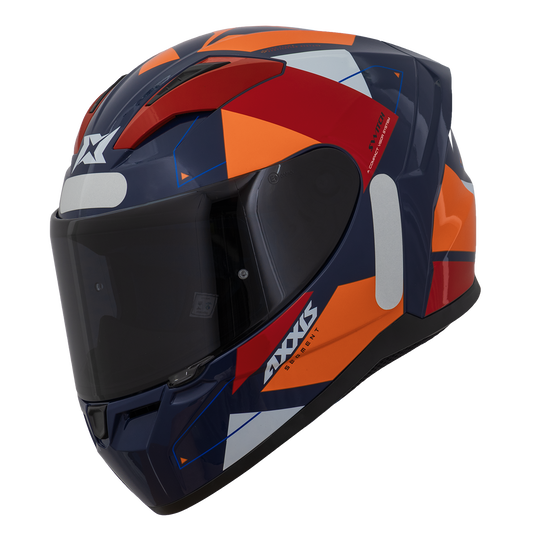 Capacete Axxis Segment Switch D4 Laranja Brilho