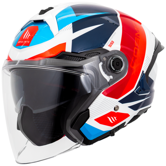 Capacete Mt Helmets Cosmo SV Braut A17 Brilho