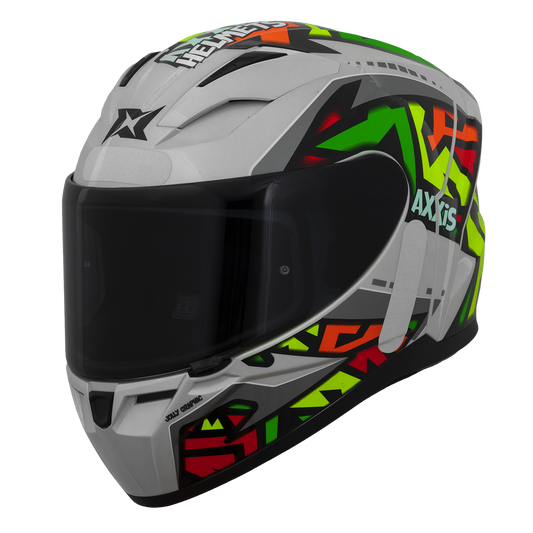 Capacete Axxis Segment Jolly C2 Cinza Brilho