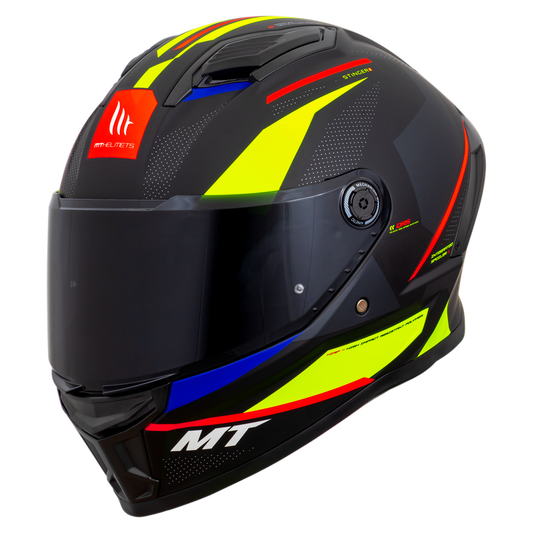 Capacete Mt Helmets Stinger 2 Cheste C3 Matte Amarelo Flourescente