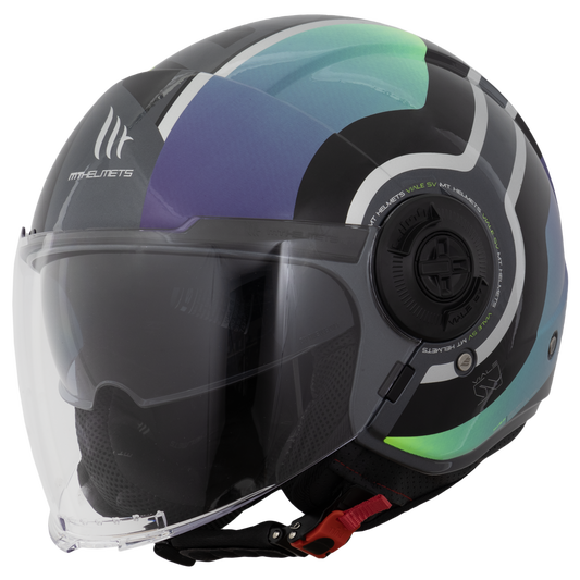 Capacete Mt Helmets Viale SV Stereo A1 Preto
