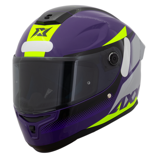 Capacete Axxis Hummer Brick C18 Violeta Brilho