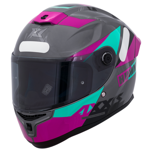 Capacete Axxis Hummer Quo C9 Rosa Brilho 01