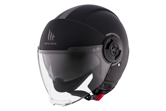 Capacete Mt Helmets Viale SV Solid A1 Preto Matte