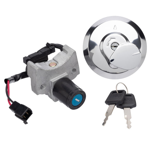KIT CONJUNTO TRAVAS CHAVE IGNIÇÃO CG FAN 125 2014 2015