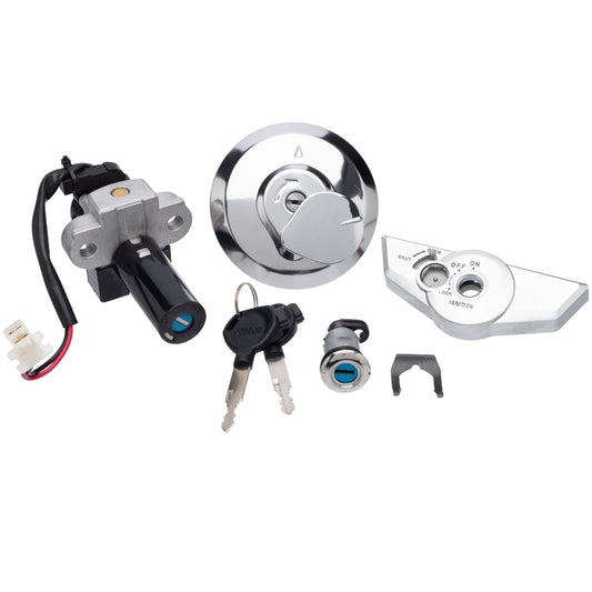 KIT CONJUNTO TRAVAS CHAVE IGNIÇÃO CB 300R 2009-2015