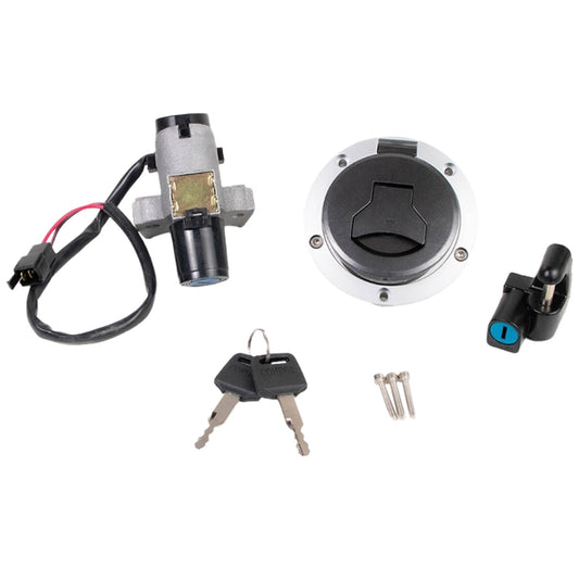 KIT CONJUNTO TRAVAS CHAVE IGNIÇÃO XRE 300 2016 2017 2018