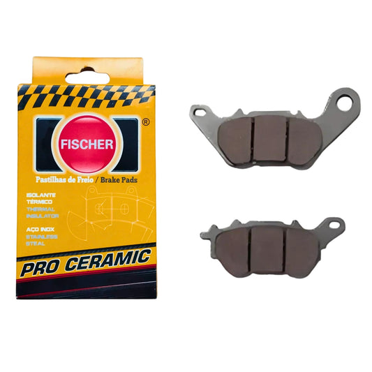 PASTILHA DE FREIO TRASEIRA FISCHER PRO CERAMIC MT03 YZF R3 2016-2024