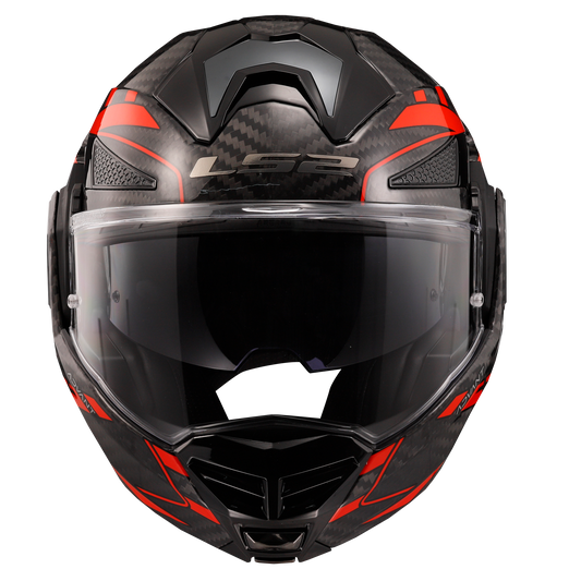 Capacete Ls2 Advant X Carbon ff901 Future Vermelho