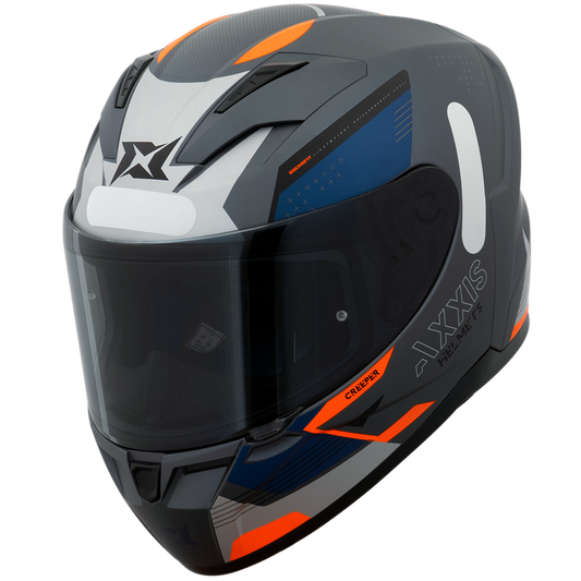 Capacete Axxis Segment Creepr C2 Cinza Matte