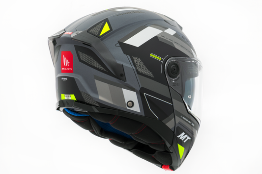Capacete Mt Helmets Atom 2 SV Bast B2 Cinza Preto Matte