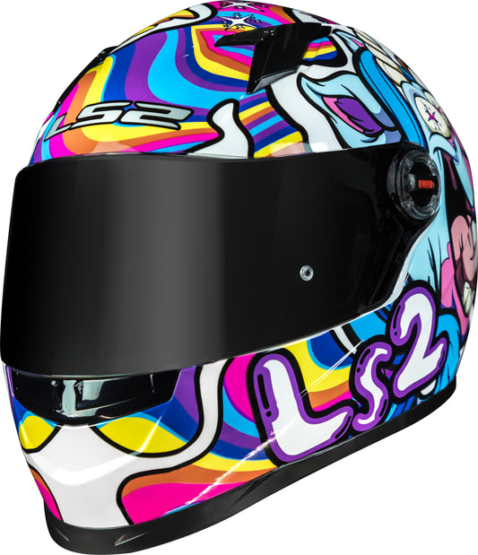 Capacete Ls2 Ff358 Classic Bubble Branco