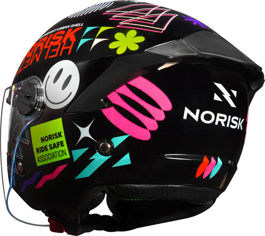 Capacete Norisk Neo Buddy Preto