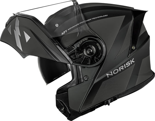 Capacete Norisk Motion Defender Matt TIt Preto