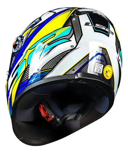 Capacete LS2 FF358 Xdron Azul Brilhante