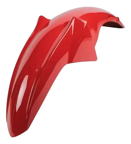 Paralama Dianteiro Yamaha Factor 125 Fazer Factor 150 2016 a 2024 Vermelho Brilhante