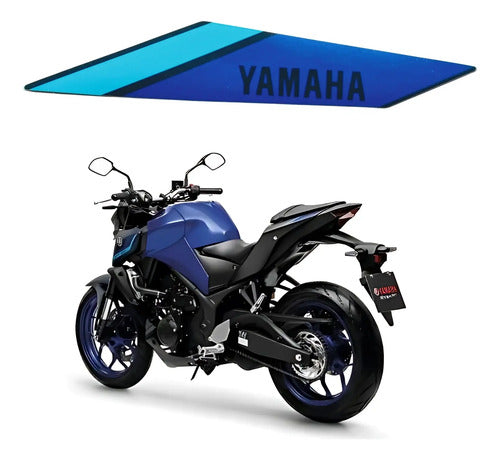 Adesivo da Rabeta Lateral Esquerda Yamaha Mt-03 2023 a 2025 Azul