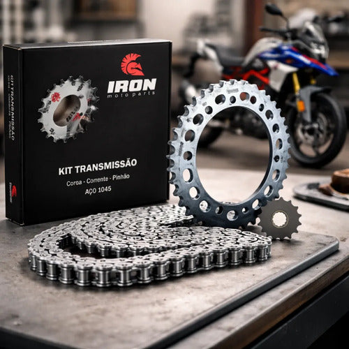 Kit Relação Iron Premium com Retentor BMW G 310 Gs 310 R 2016 em diante 520HO 112L 42/16T