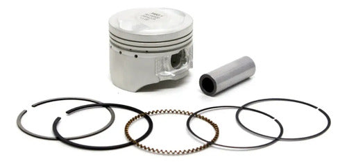 Kit Pistão com Anéis Magnetron Honda Cg 125 Cargo Today 1992 a 2000 Xlr 125 1997 a 2002 1,00 mm