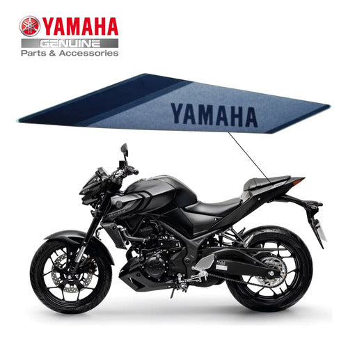 Adesivo da Rabeta Lateral Esquerda Yamaha Mt-03 2022 a 2025 Preto Fosco
