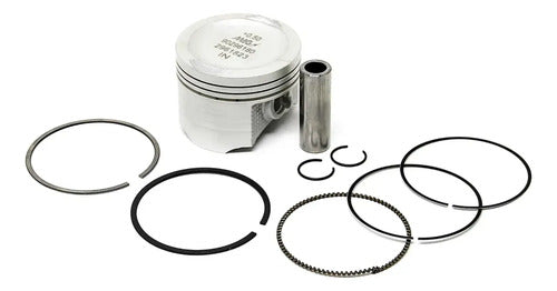 Kit Pistão com Anéis Magnetron Honda Cg 125 Fan 2009 a 2015 0,50 mm