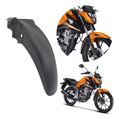 Paralama Dianteiro B Paramotos Honda Cg 160 Fan Start Cargo 2025 em diante Preto