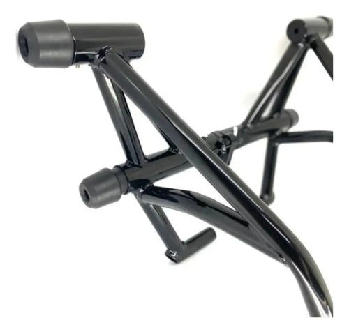 Protetor de Motor Stunt Race Cage Honda Xre 300 2009 em diante Preto Brilhante