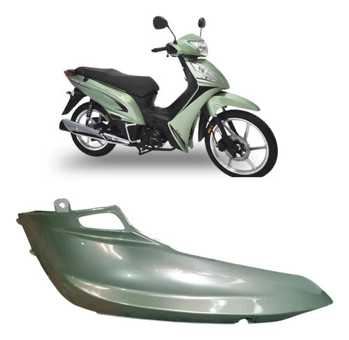 Rabeta Lateral Direita Iron Shineray Jet 50 2012 a 2019 Verde