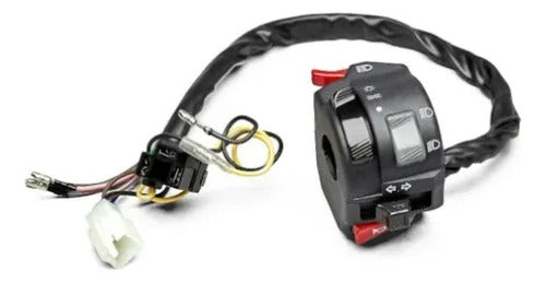 Interruptor do Farol com Seta Magnetron Yamaha Factor 125 2000 a 2013 Xtz 125 2003 em diante