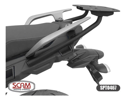 Suporte de Baú Bagageiro Scam Yamaha Tracer 900 2020 a 2024