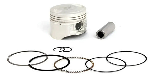 Kit Pistão com Anéis Magnetron Honda Cbx 200 Strada Nx 200 Xr 200r 0,75 mm