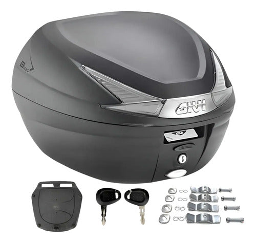Bauleto Baú Traseiro Givi B330NT Monolock 33 Litros Lente Fumê