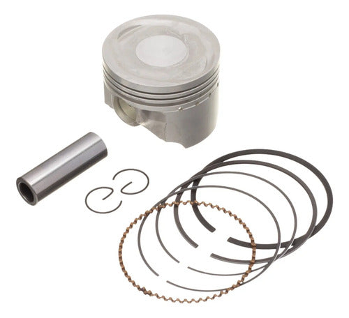 Kit Pistão com Anéis KMP Premium Suzuki Burgman 125 2005 a 2010 STD