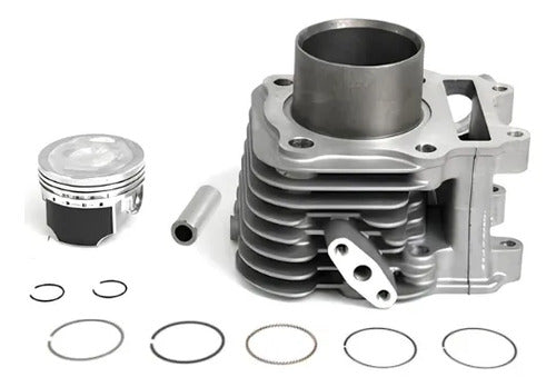 Kit Cilindro Pistão e Anéis Magnetron Suzuki Burgman 125 2005 a 2010