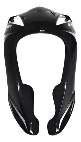 Carenagem Frontal Iron Shineray Jet 50 2013 a 2020 Preto Brilhante