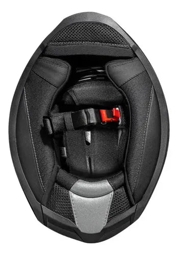Capacete Norisk FF302 Soul II Factor com Óculos Solar Interno Branco Rosa Brilhante