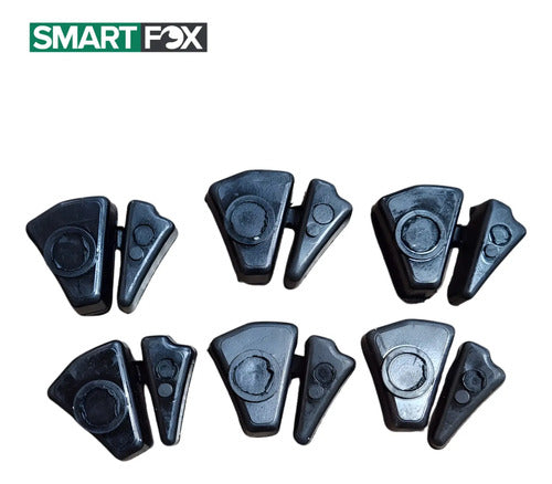 Jogo de Buchas do Coxim da Coroa Smartfox Yamaha Fazer Fz15 150 Fz25 250 Yzf-R15 6 Peças