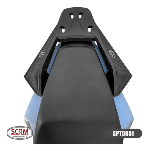 Suporte de Baú Bagageiro Scam Fiberforce Honda Cg 160 Titan Fan Start 2025 em diante