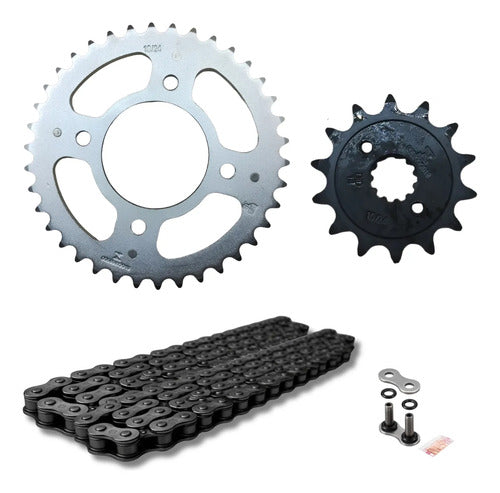 Kit Relação DID Street com Retentor Honda Cb 300f Twister 2023 em diante 520V 110L 38/14T
