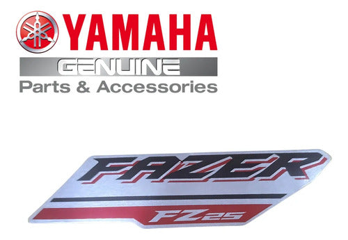 Adesivo da Tomada de Ar Esquerda Yamaha Fazer Fz25 250 2018 a 2021 Vermelho Fosco