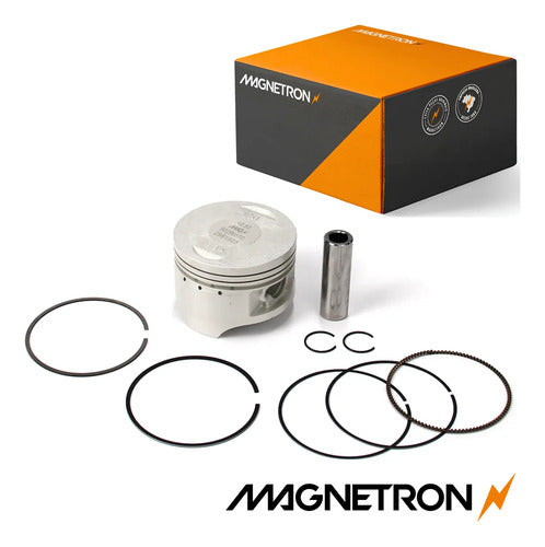 Kit Pistão com Anéis Magnetron Honda Nx 200 Cbx 200 Strada Xr 200r 0,50 mm