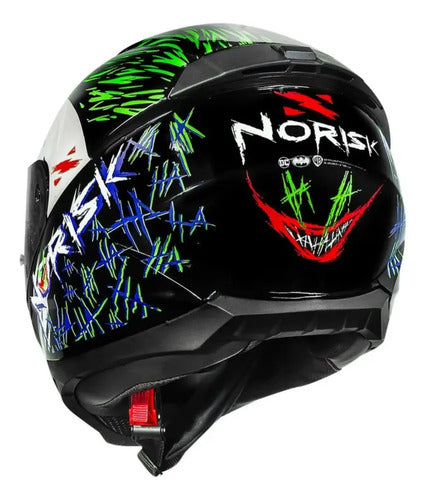 Capacete Norisk Razor Joker Preto Fosco