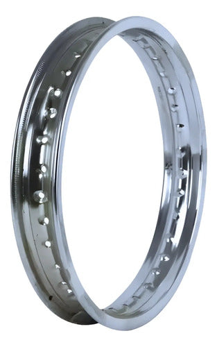 Aro de Roda Traseira Smartfox Honda Pop Biz 100 Biz 125 Pop 110i Biz 110i 1.60x14 Cromado