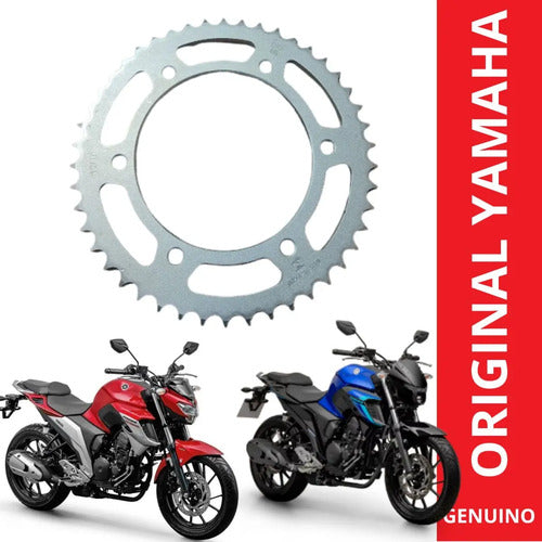 Coroa Yamaha Fazer Fz25 250 2018 a 2025 46 Dentes