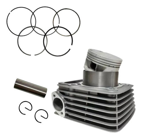 Kit Cilindro Pistão e Anéis Smartfox Honda Tornado 250 Cbx 250 Twister 2001 em diante