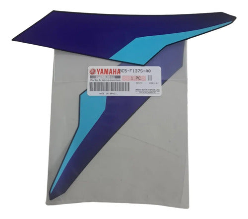 Adesivo da Aleta da Aba do Tanque Direita Yamaha Fazer Fz25 250 2024 Azul